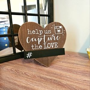 Wedding Hashtag Sign